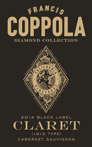 California Francis Coppola Diamond Collection Black Label Claret Cabernet-Sauvignon 2014